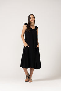 Kiera Midi Frill Dress