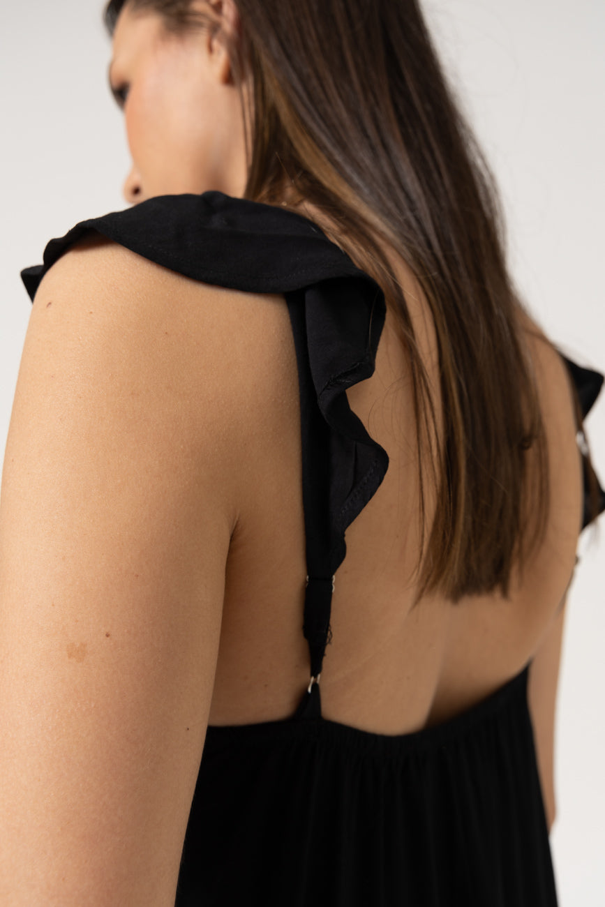 Kiera Midi Frill Dress