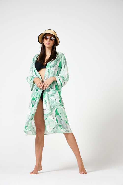 Vivienne - Kimono (Green Fern)