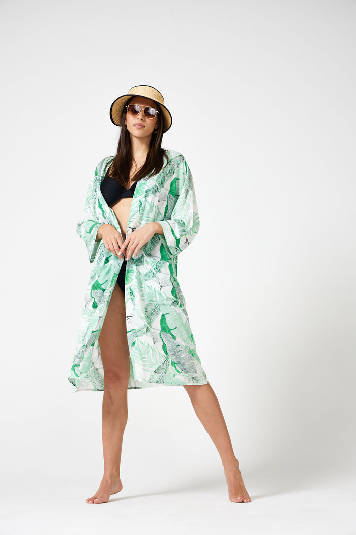 Vivienne - Kimono (Green Fern)