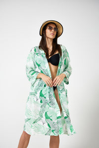 Vivienne - Kimono (Green Fern)